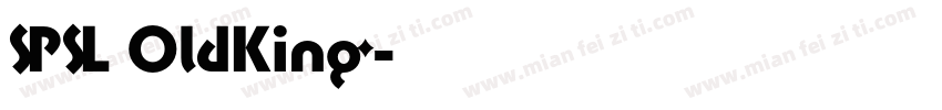 SPSL OldKing字体转换
